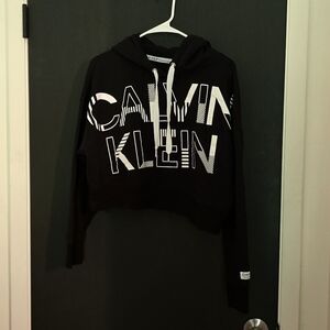 Calvin Klein Performance Crop Hoodie, Size L